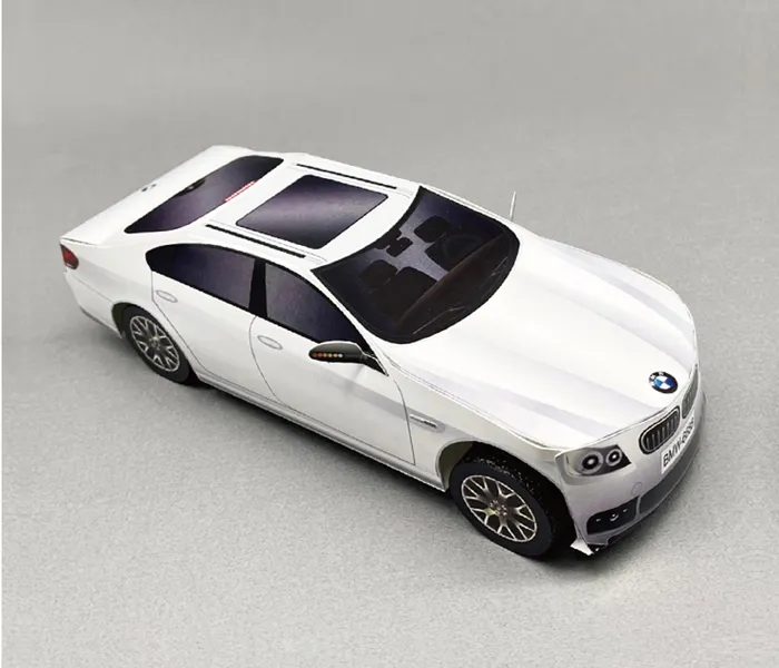 汽車情境組-BMW轎車(白)