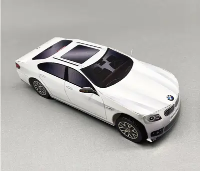 汽車情境組-BMW轎車(白)
