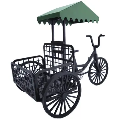 三輪綠頂腳踏車