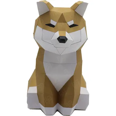 坐著的柴犬-客製化