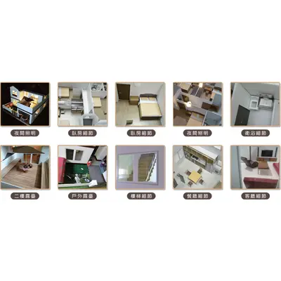 紙紮祭祀用品｜永恆國度雙層住宅模型－照片 3